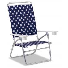 Light N Easy High Boy Folding Aluminum Beach Chair With Cupholders By Telescope Casual - Betsy