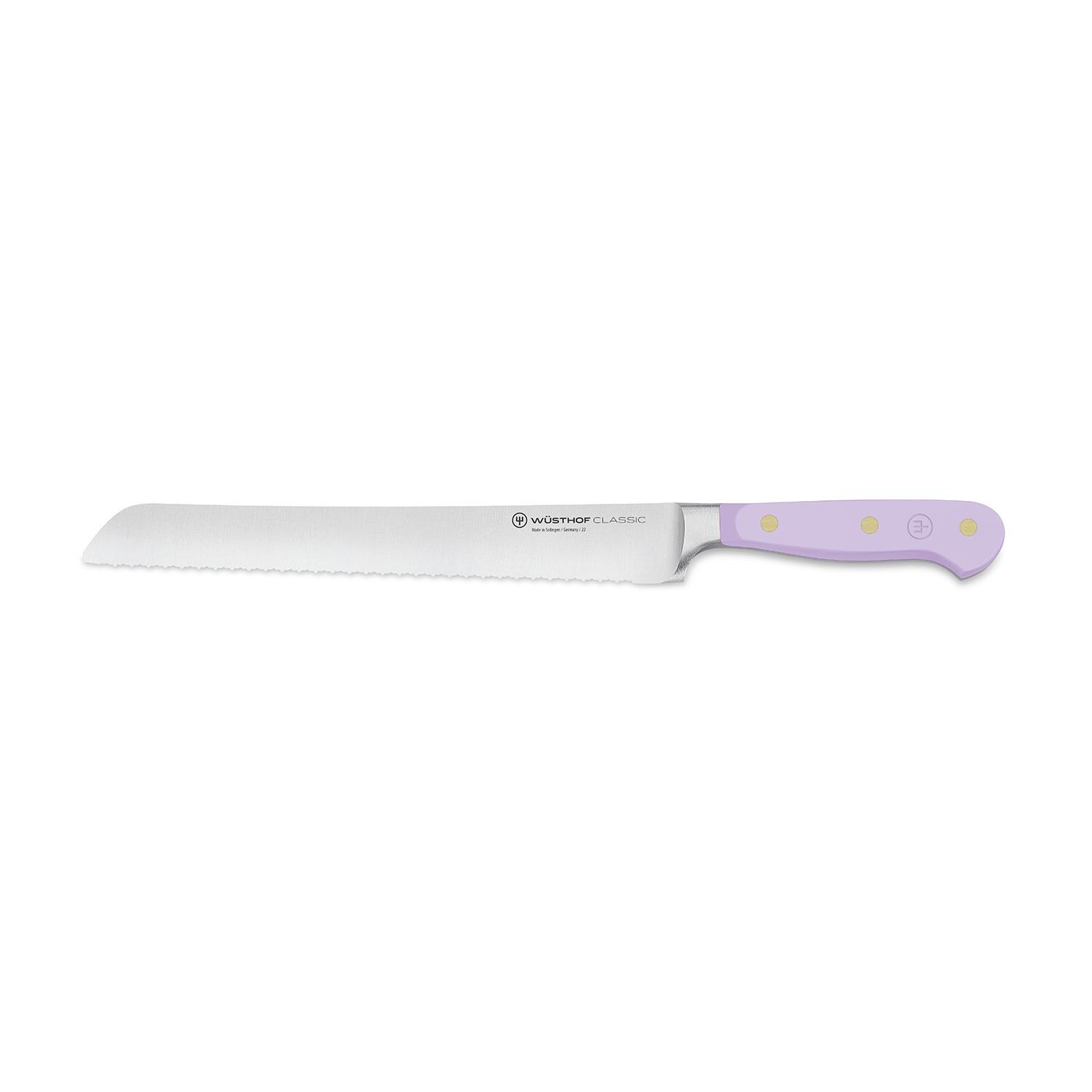 Wusthof 1061706223 Classic Purple Yam 9-Inch Precision Double-Serrated Bread Knife - White Background thumbnail