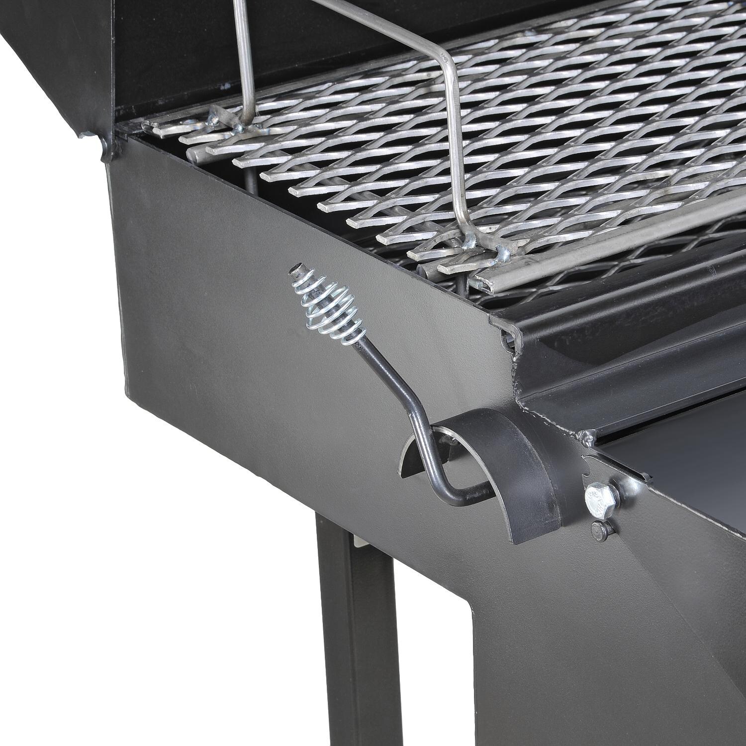 The Good-One 06300AOH Open Range Gen III 36-Inch Freestanding Charcoal Smoker - Internal Damper Handle thumbnail