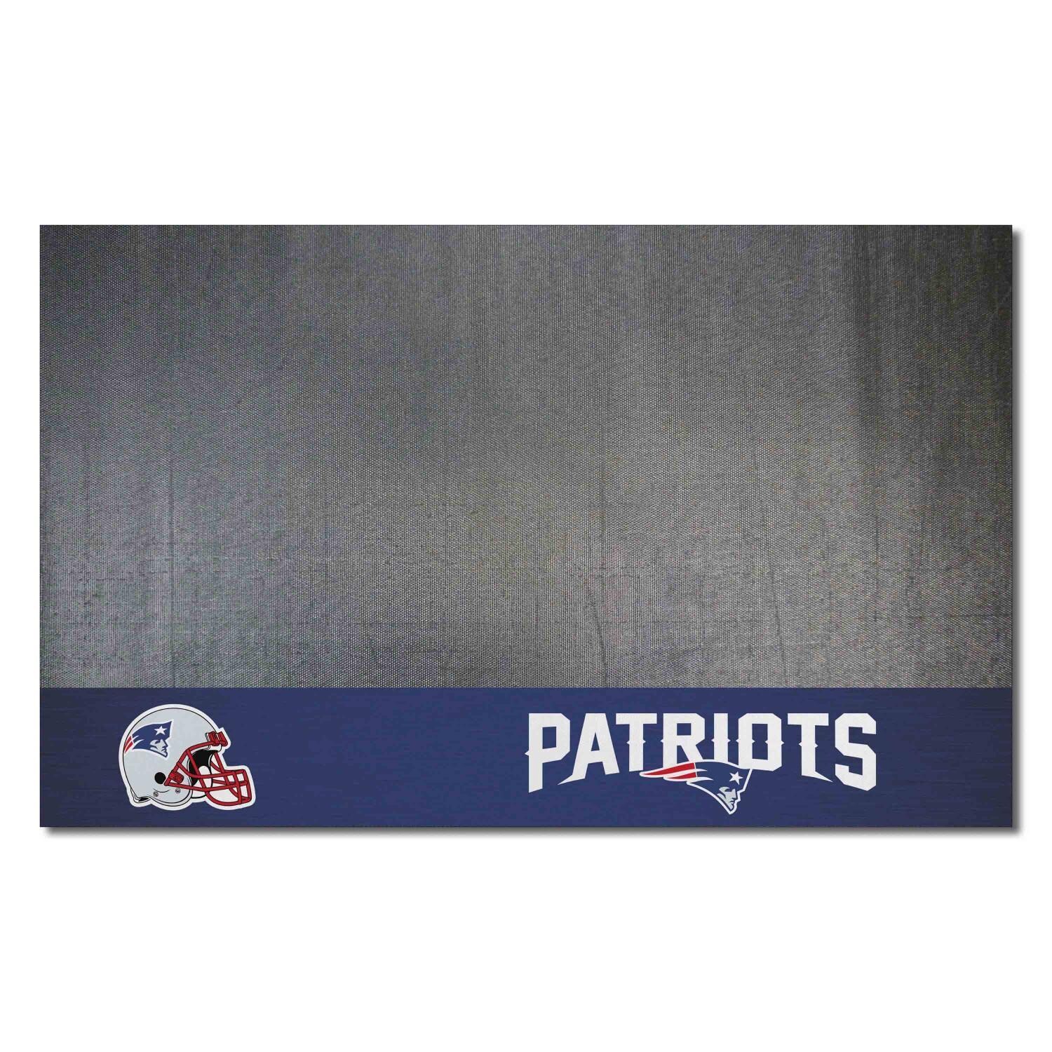 FANMATS 12192 New England Patriots Grill Mat - White Background thumbnail