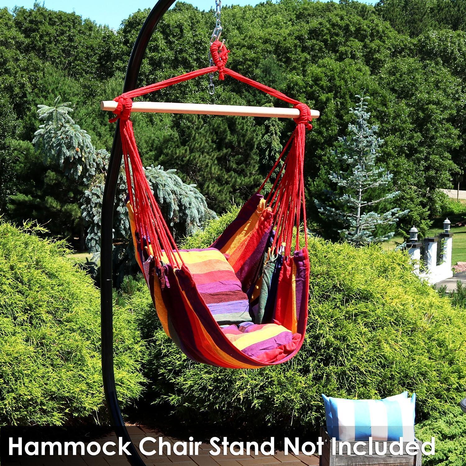 Ultimate Patio Hanging Hammock Chair w/ Cushions - Sunset thumbnail
