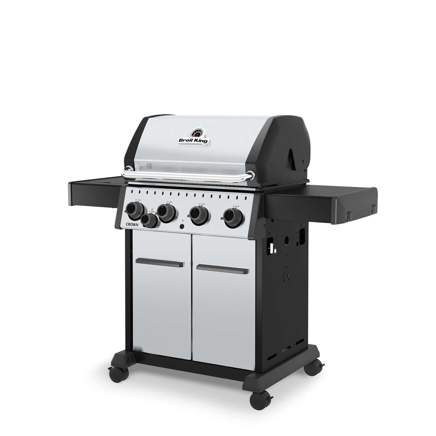 Broil King 865364 24-in Crown Propane Grill - Left Angle - White Background thumbnail