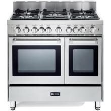Verona VEFSGG365NDSS 36-Inch 5-Burner Double Oven Gas Range - Stainless Steel image