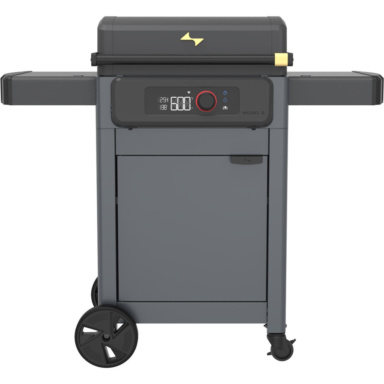 Current 24653008BC Model G Dual Zone Electric Griddle W/ Cabinet in Black - Front View - White Background thumbnail