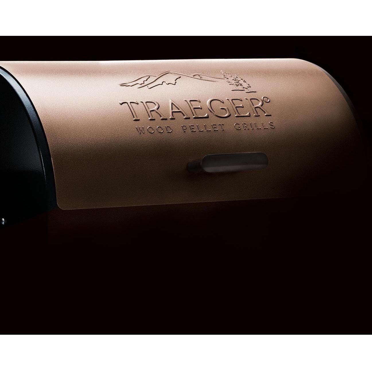 Traeger Junior Elite 20 Pellet Grill On Cart - Stamped Lid thumbnail