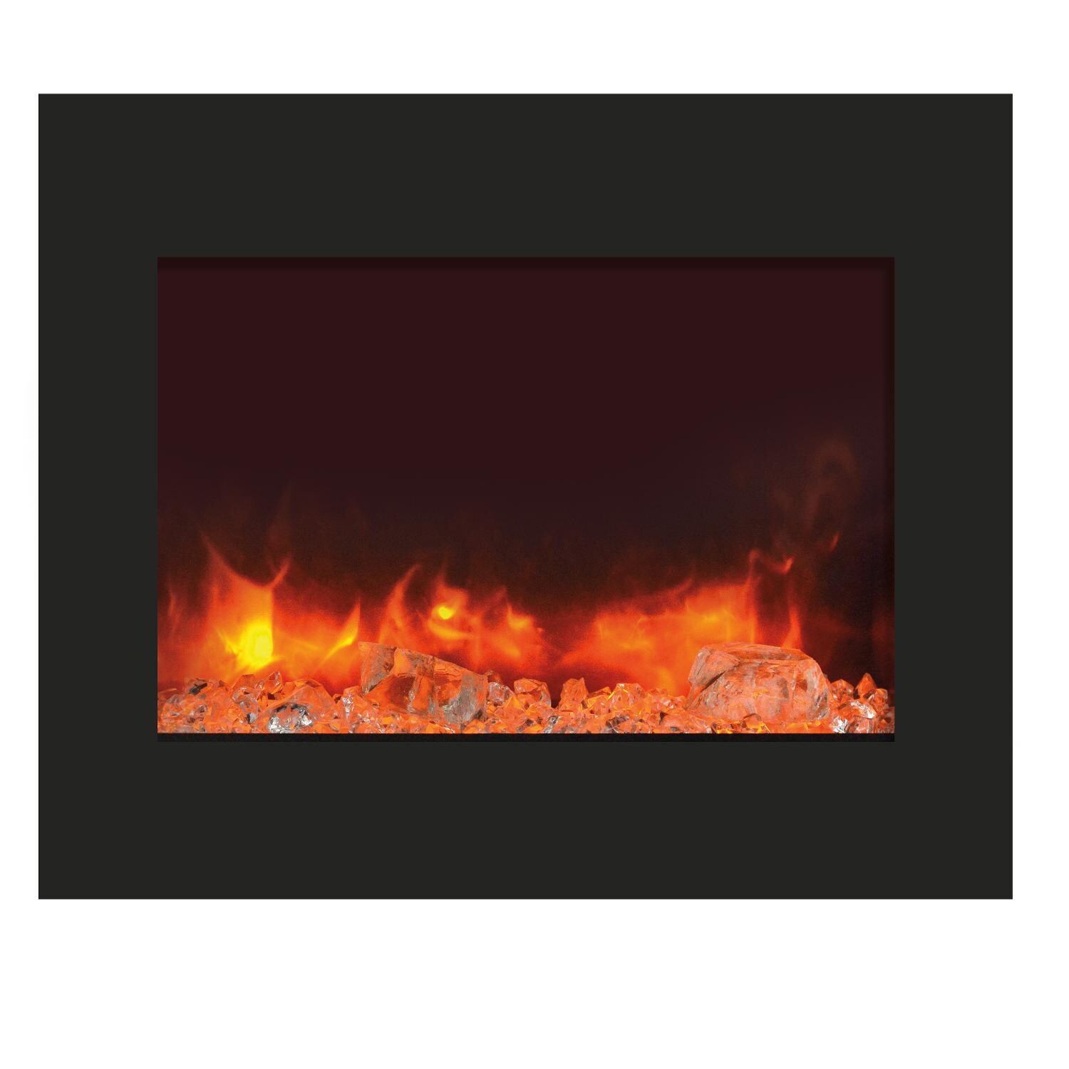 Amantii Zero Clearance Built-In Electric Fireplace - Orange thumbnail