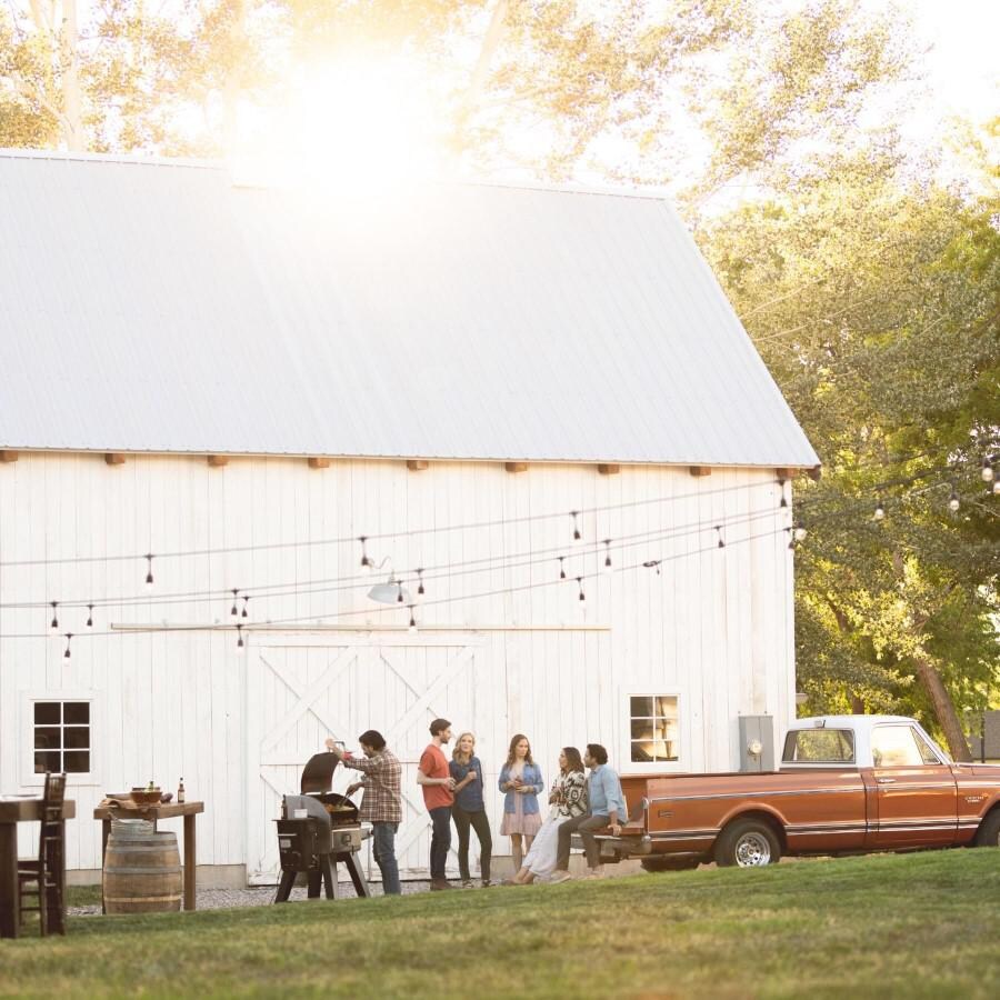 Camp Chef PG24WWSB + PG14BB Woodwind Pro WiFi 24-Inch Pellet Grill With Propane Sidekick Sear Box - Lifestyle - Greet thumbnail