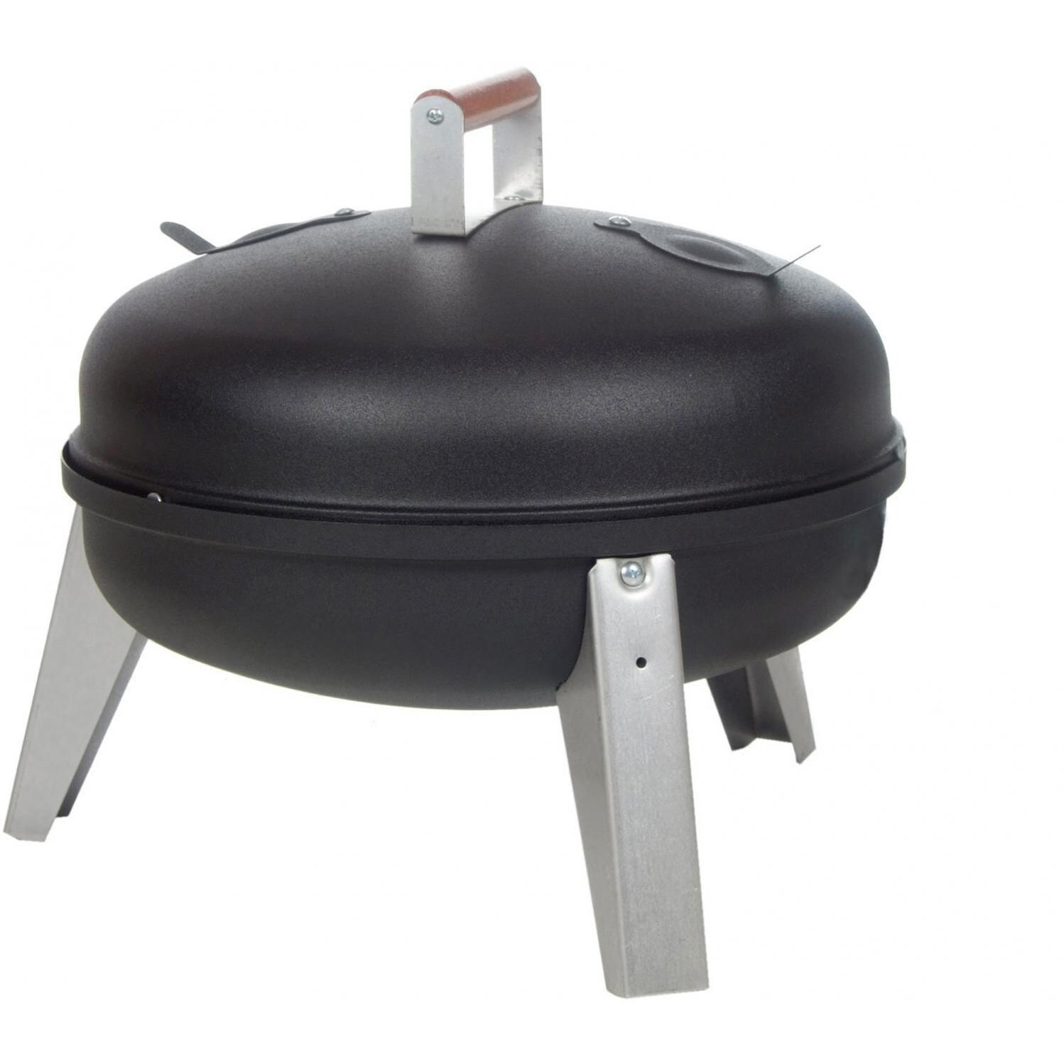 Southern Country 2 In 1 Charcoal Water Smoker Grill - Compact View thumbnail