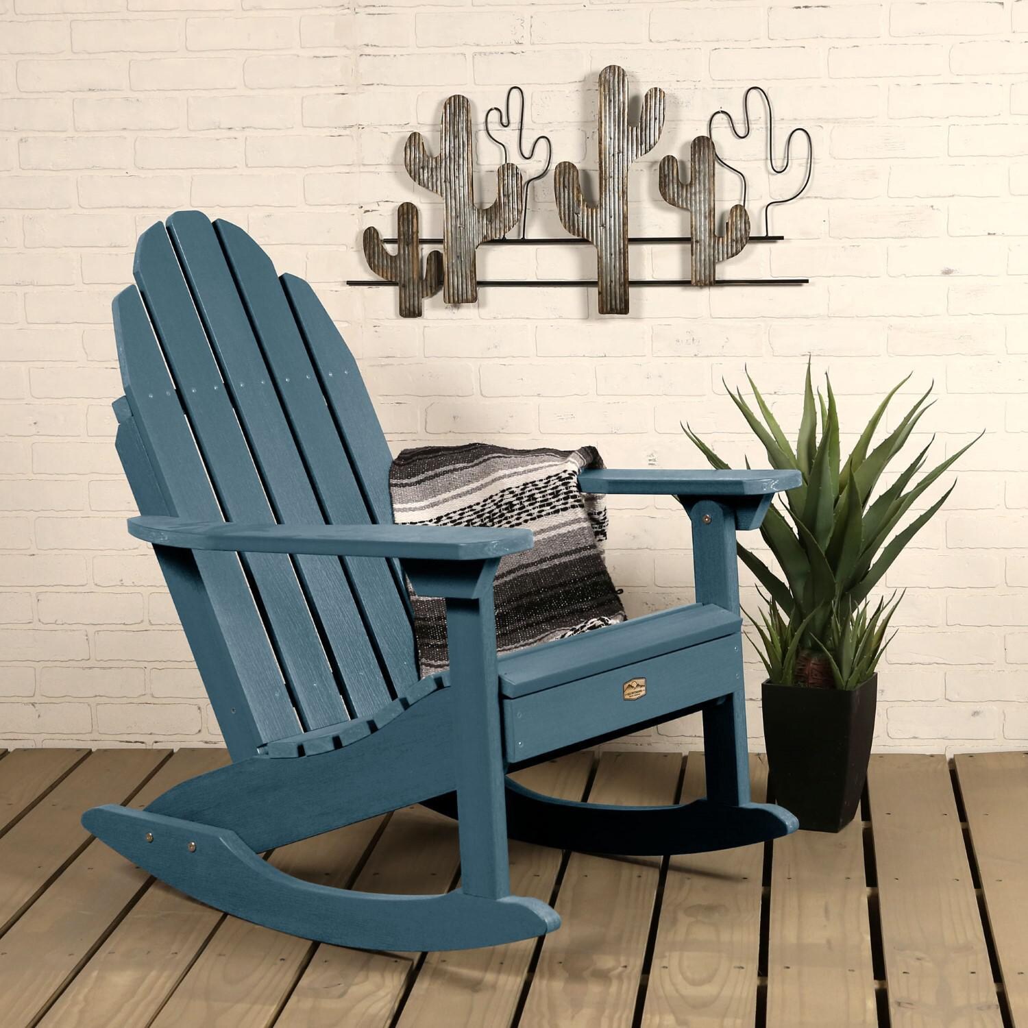 Lakeview The Charmville Adirondack Rocking Chair - Nantucket Blue thumbnail