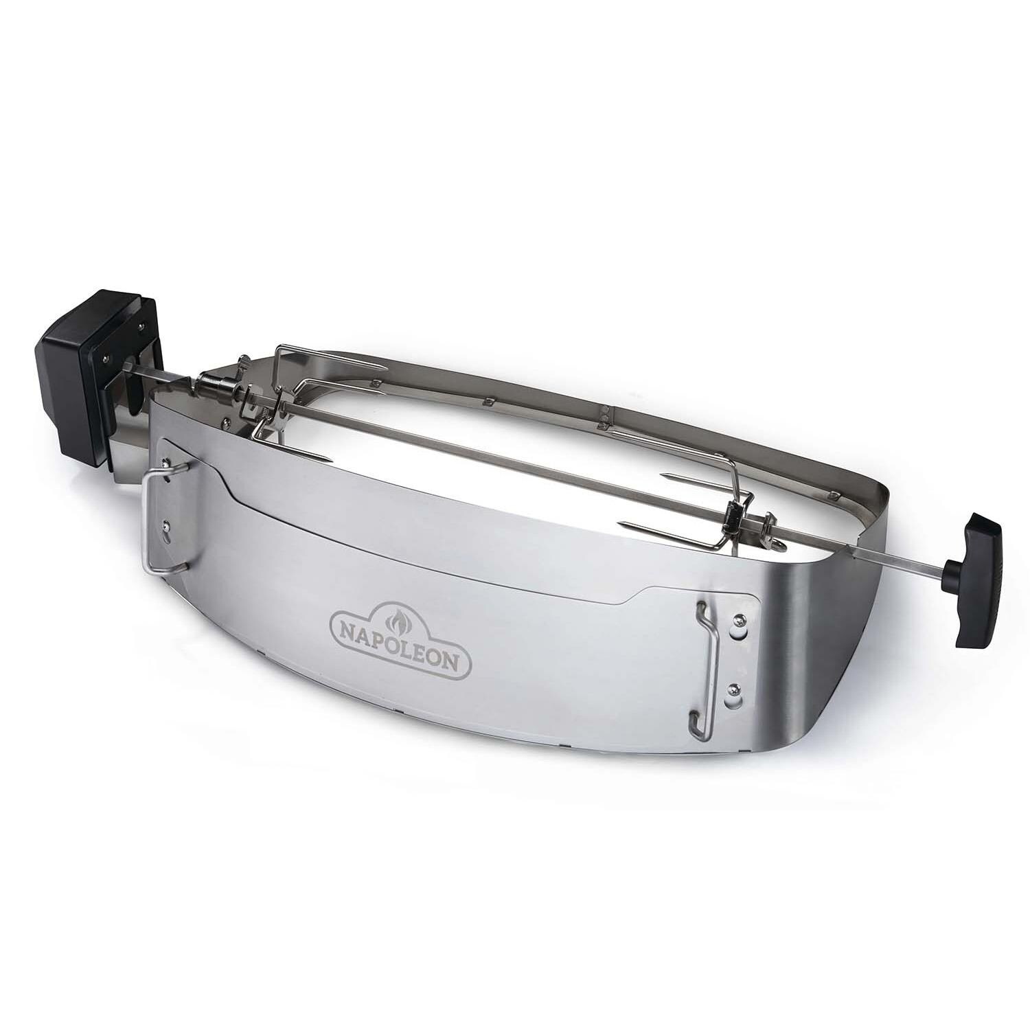 Napoleon  69281 Heavy Duty Rotisserie and Shroud for PRO/TravelQ 285 Portable Grill Models - White Background thumbnail