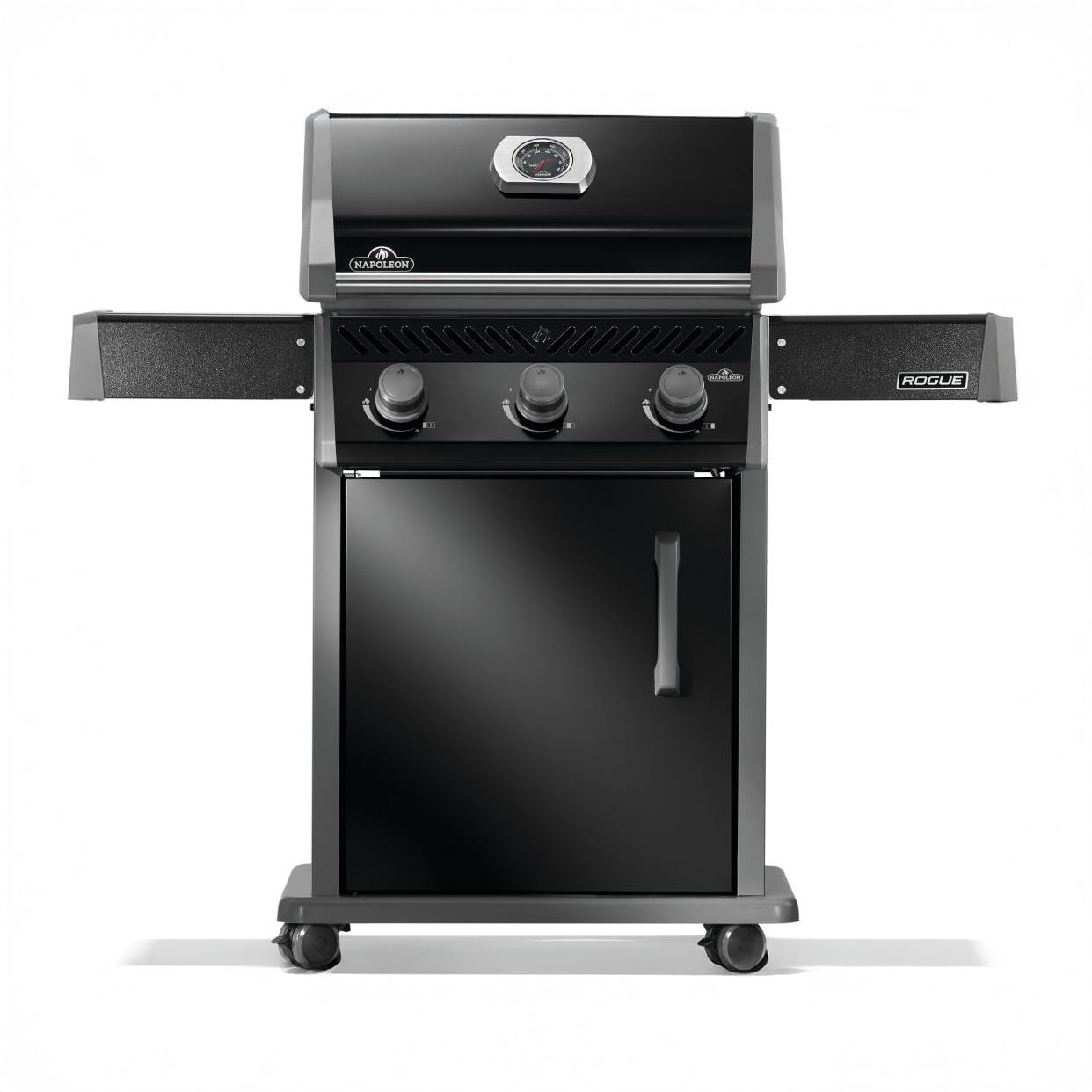 Napoleon R425NK-2 Rogue 425 3-Burner Natural Gas Grill - Black - Front - White Background thumbnail
