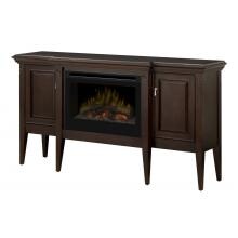 Dimplex Upton 64-Inch Electric Fireplace Mantel - Standard Logs - Espresso - GDS25L5-1253E image