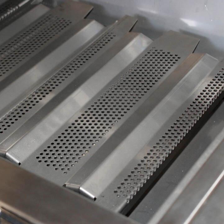 ProFire Professional Series 48-Inch Hybrid Propane Gas Grill On Cart - Flame Tamers Close Up thumbnail