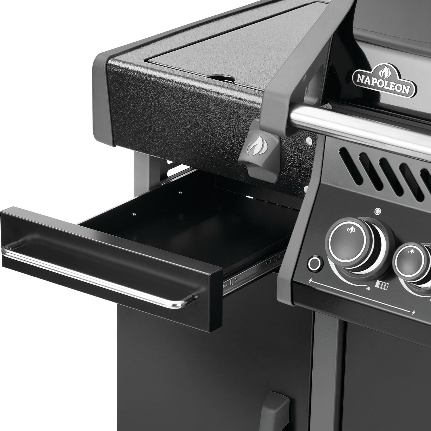 Napoleon 68009 Rogue PRO Grill Storage Left Hinge Cabinet Cart - Easy Slide-Out Drawer Attached - Detail thumbnail
