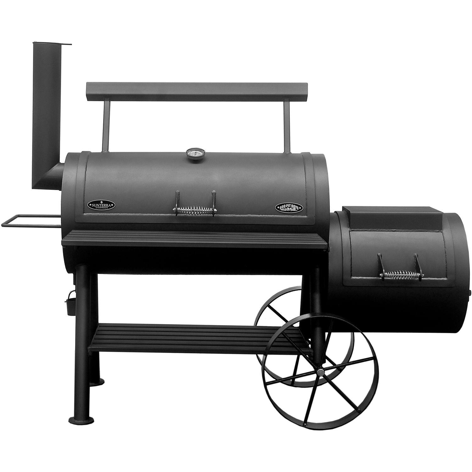 BBQ Pit Boys / Sunterra Outdoor Yosemite 42-Inch Offset Charcoal Smoker - 2001 thumbnail