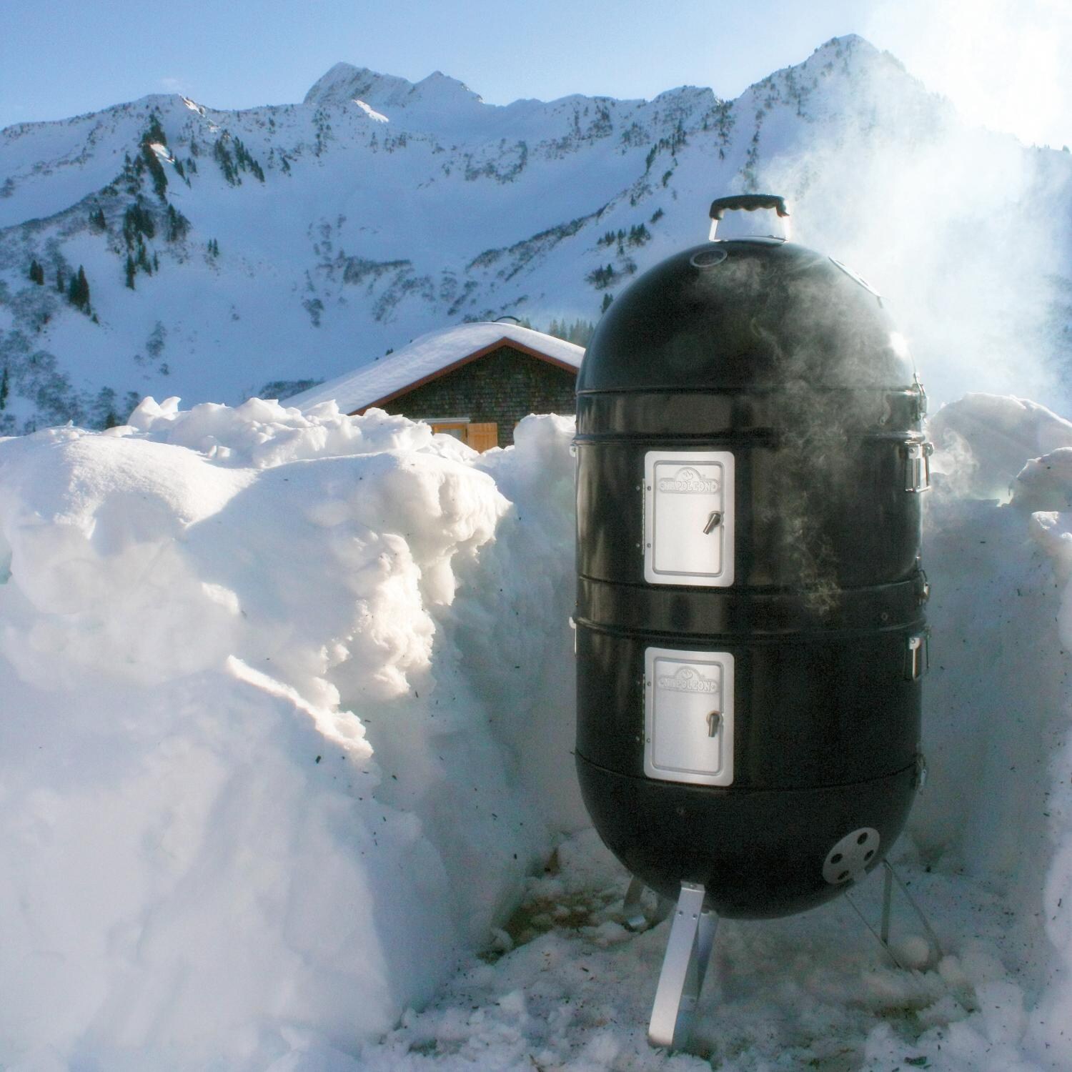 Napoleon Apollo AS300K 3-In-1 Charcoal Smoker - Lifestyle View thumbnail
