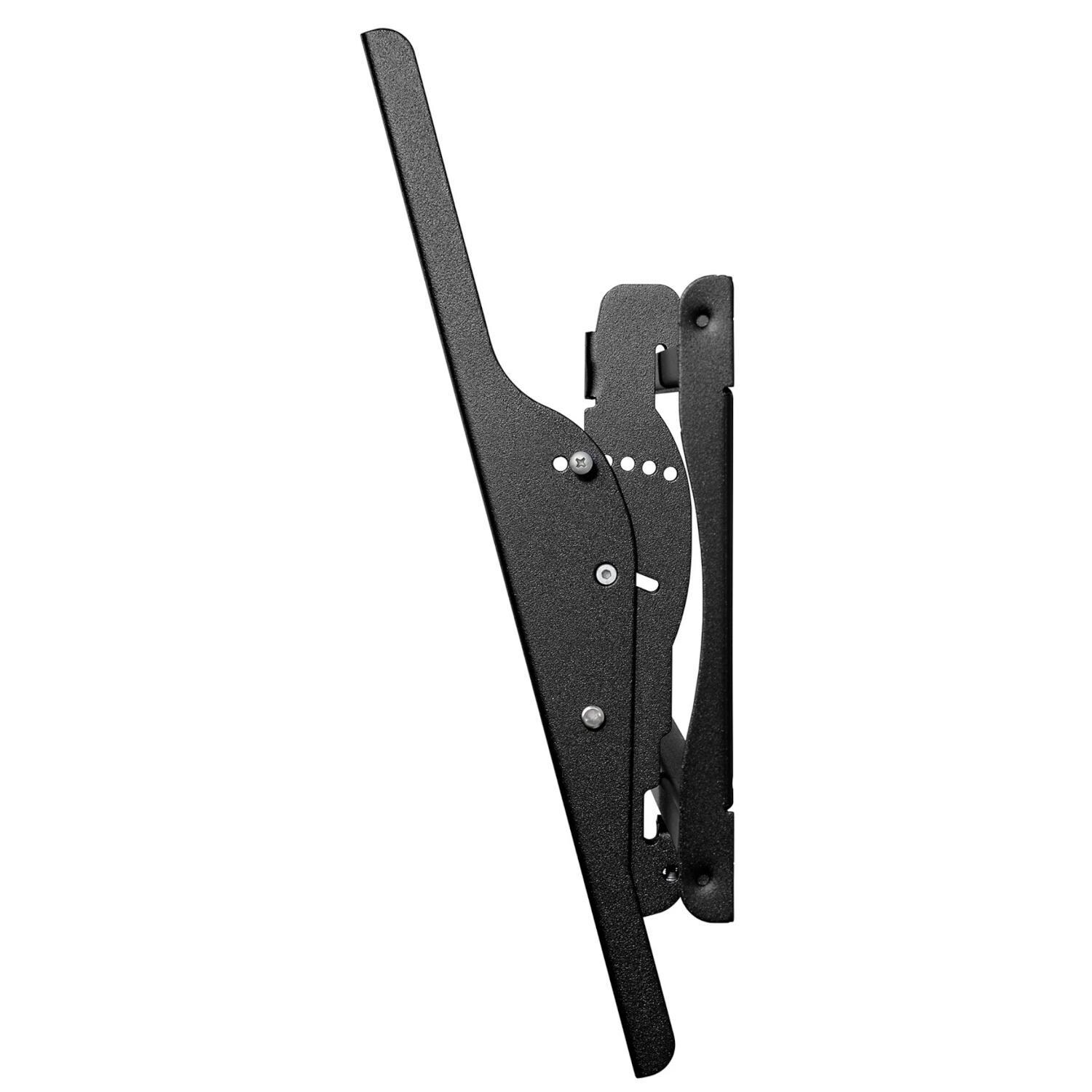 Neptune OWMTL Outdoor Universal Tilt Wall Mount for 32 - 75 Inch TVs - Side View - White Background thumbnail