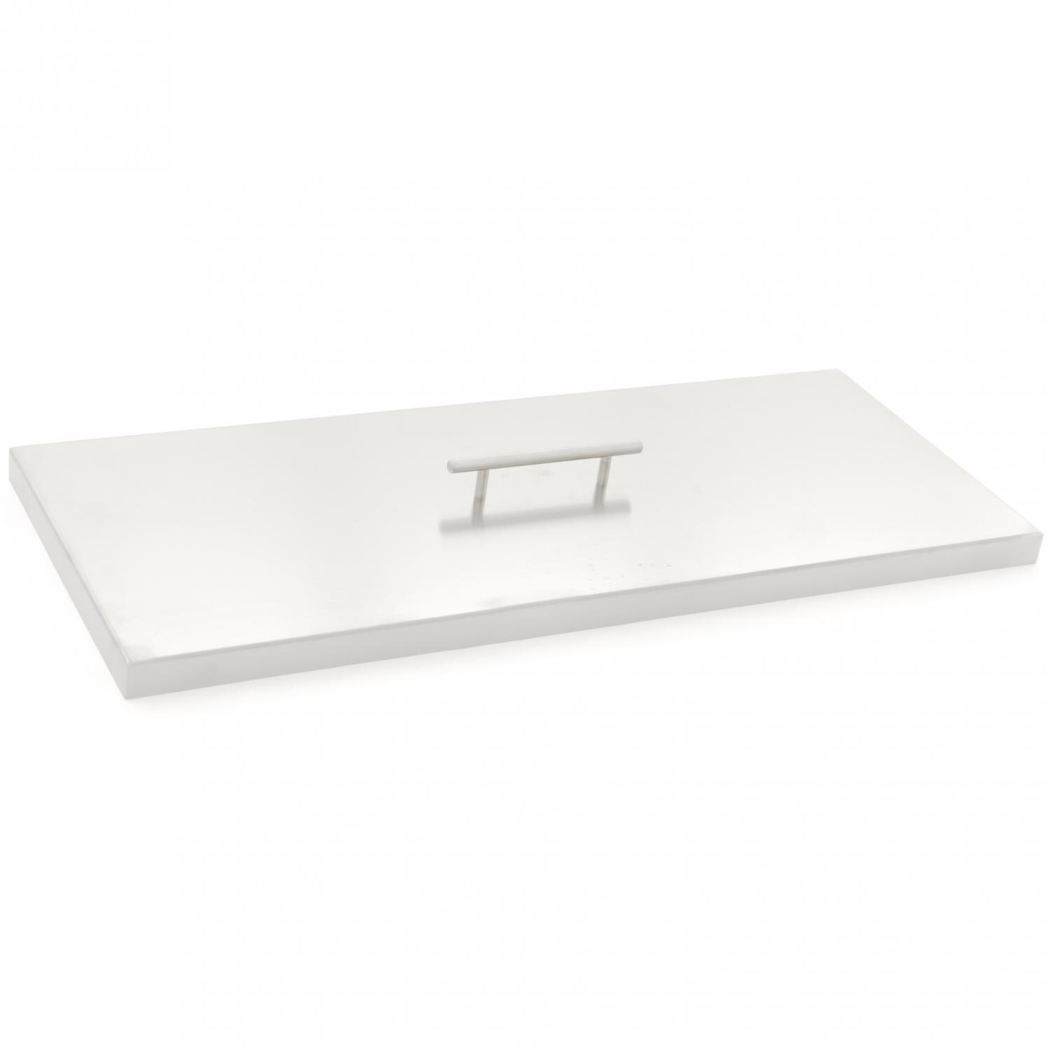 BBQGuys Signature 27-Inch Stainless Steel Burner Lid - Fits 24-Inch Rectangular Fire Pit Pan image