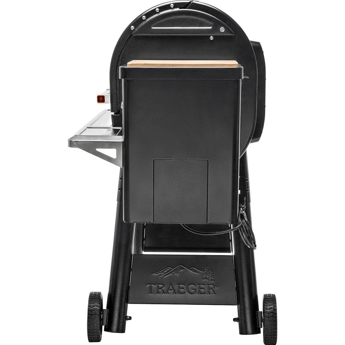 Traeger Timberline 850 - Hopper Side With Magnetic Bamboo Cutting Board thumbnail