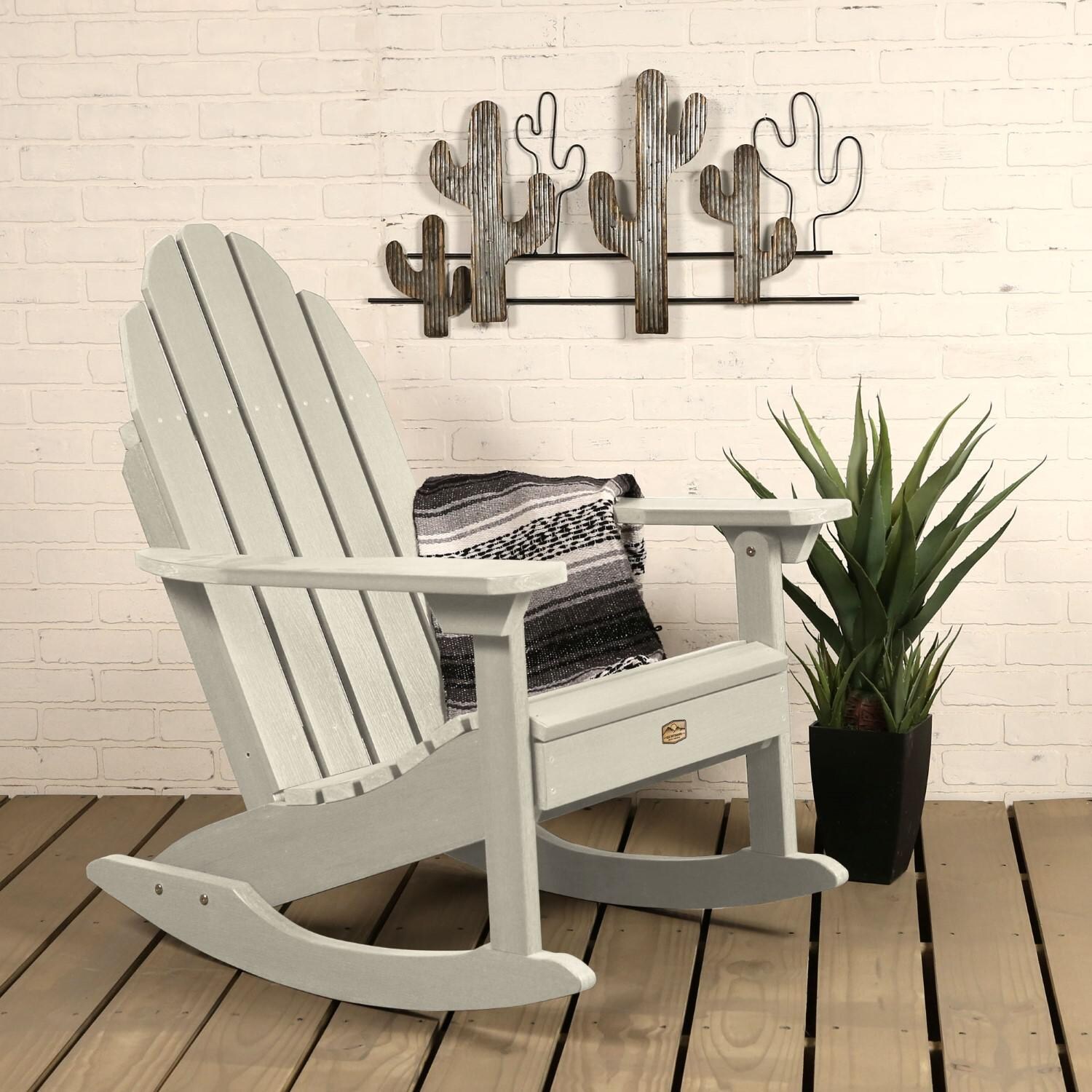 Lakeview The Charmville Adirondack Rocking Chair - Whitewash thumbnail