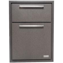 Sunset Bay Outdoor 17-Inch Powder Coated Aluminum Double Enclosed Drawer With Bug-N-Dust Cover - Brown Speckle - DDR.17C image