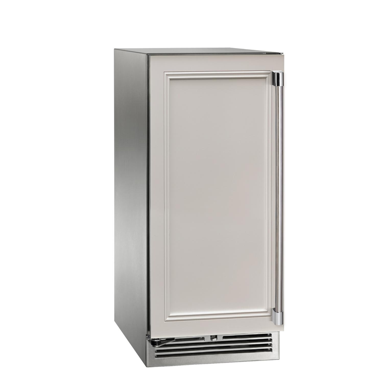 Perlick HP15RO-4-2L 15-Inch Signature Series Stainless Steel Panel Ready Outdoor Refrigerator - Custom White Wood Panel thumbnail