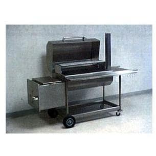 Texas Barbecues 500 Stainless Barbecue Pit/Smoker