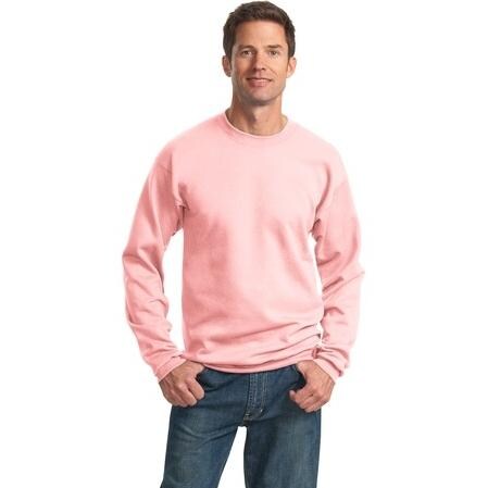 Port & Company Crewneck Sweatshirt 4XL - Pale Pink