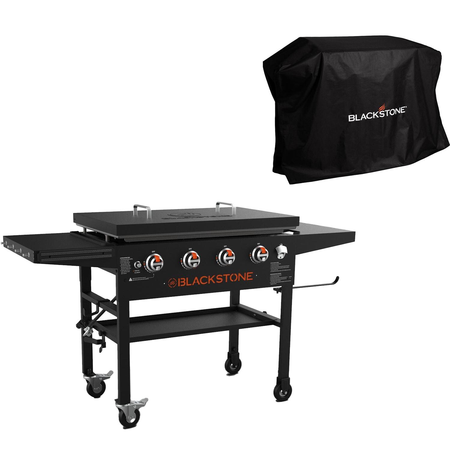 Blackstone 36-Inch Griddle W/ Hard Cover & Griddle Station Cover