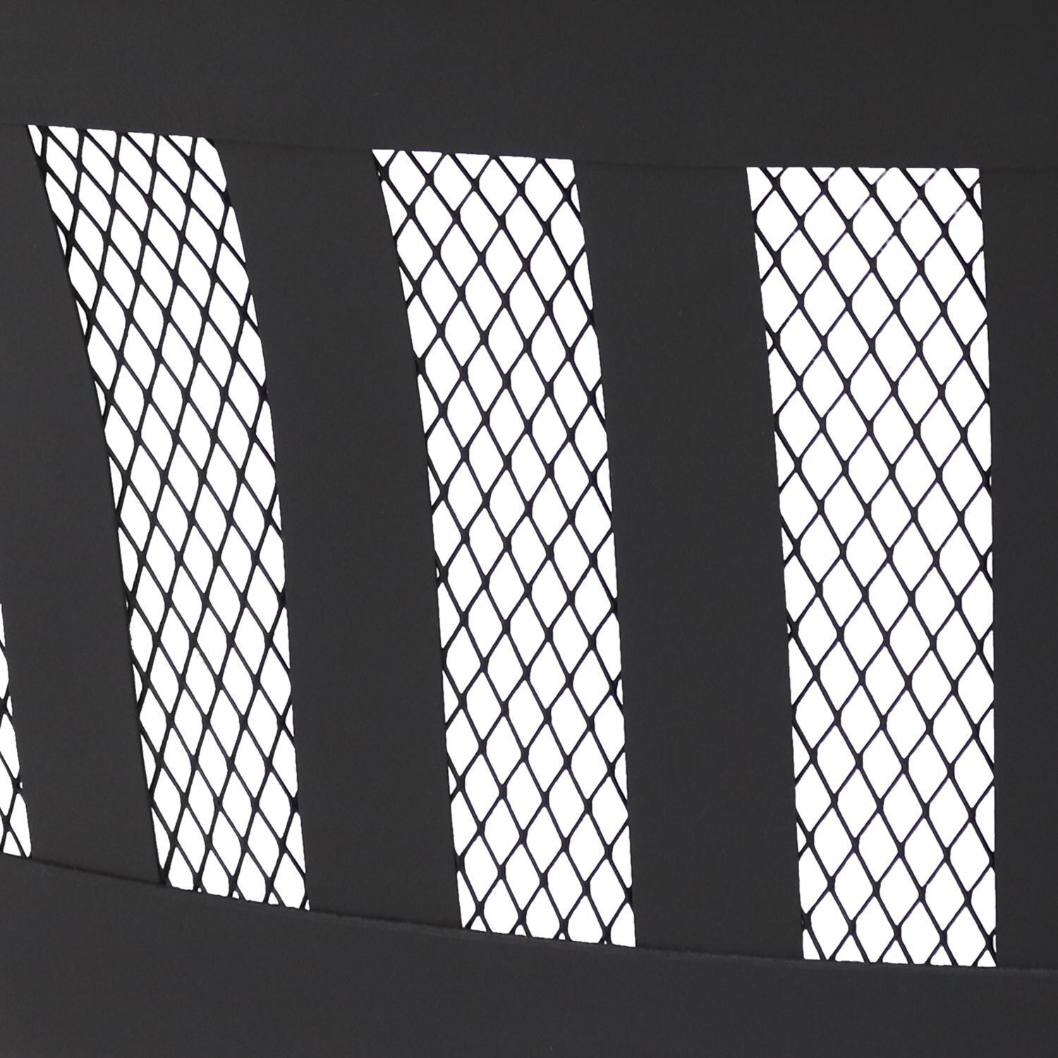 Ultimate Patio 25-Inch Steel Stripe Cutout Wood Burning Fire Pit - Design Detail thumbnail