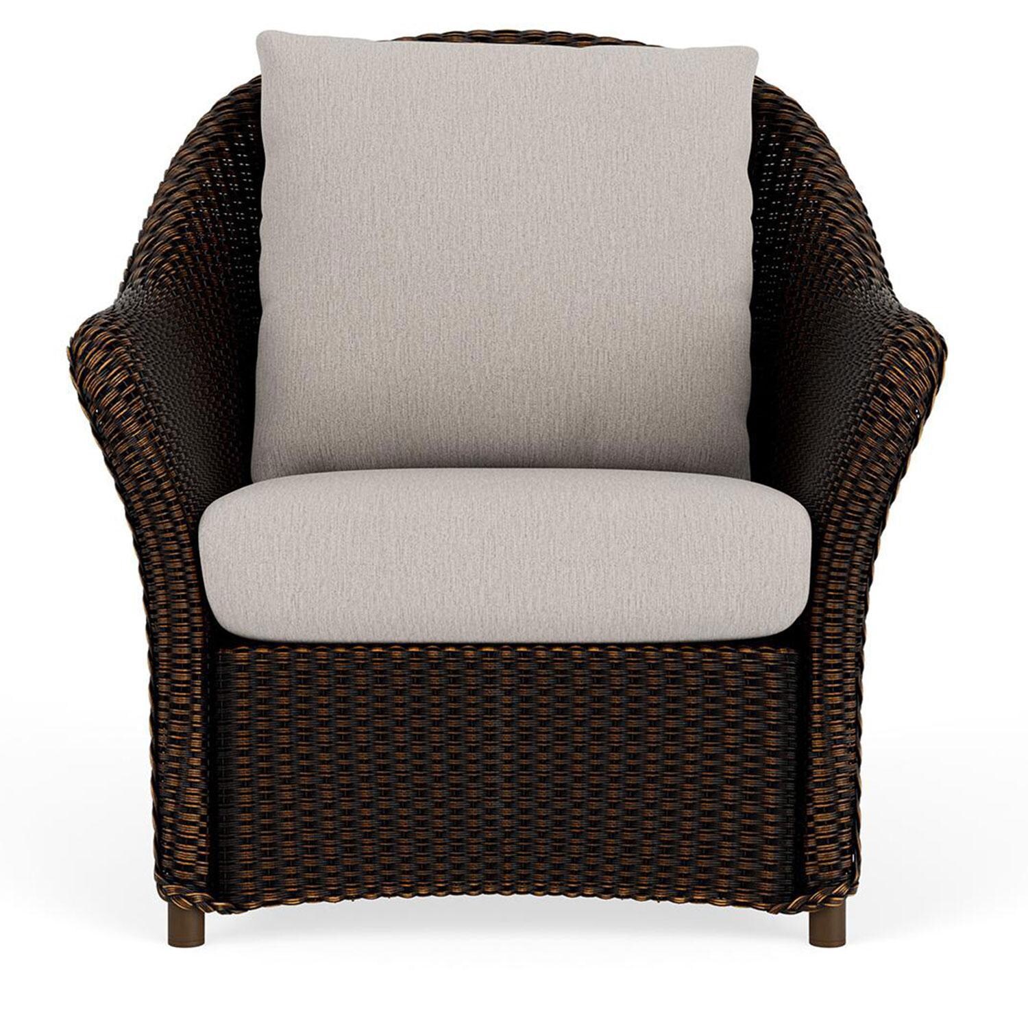 Weekend Retreat Lloyd Loom Club Chair in Mink/Remy Cloud by Lloyd Flanders