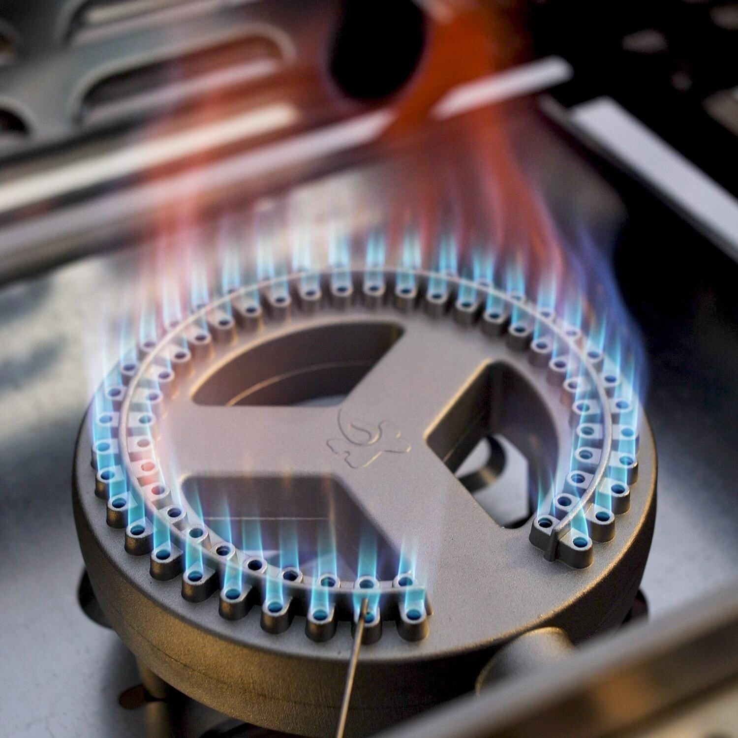 Camp Chef PG24XRSK 24-Inch WiFi Woodwind Pellet Grill With Sidekick - Sidekick Burner Detail thumbnail