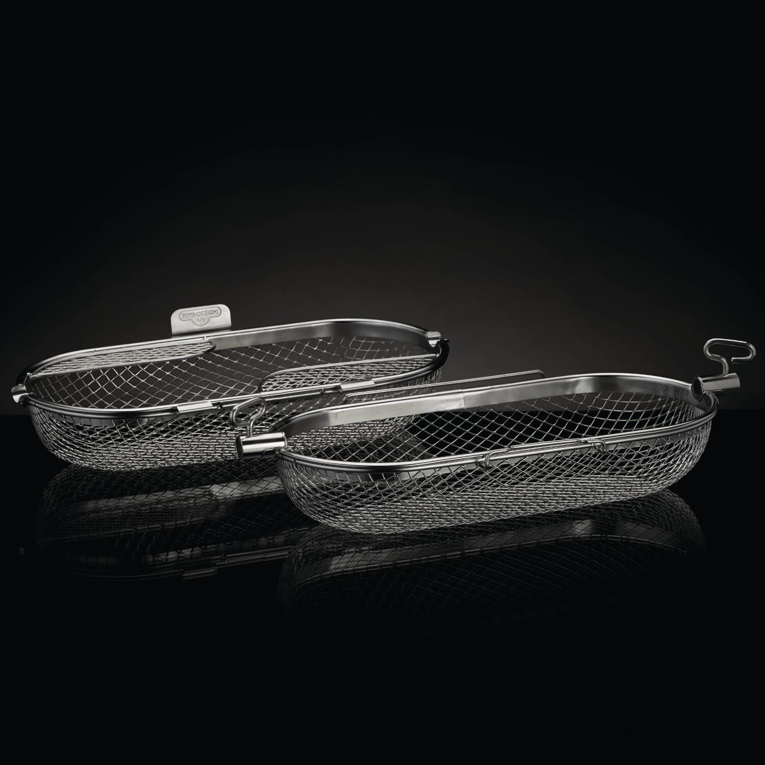 Napoleon 64000 Rotisserie Grill Basket - Open - Detail thumbnail