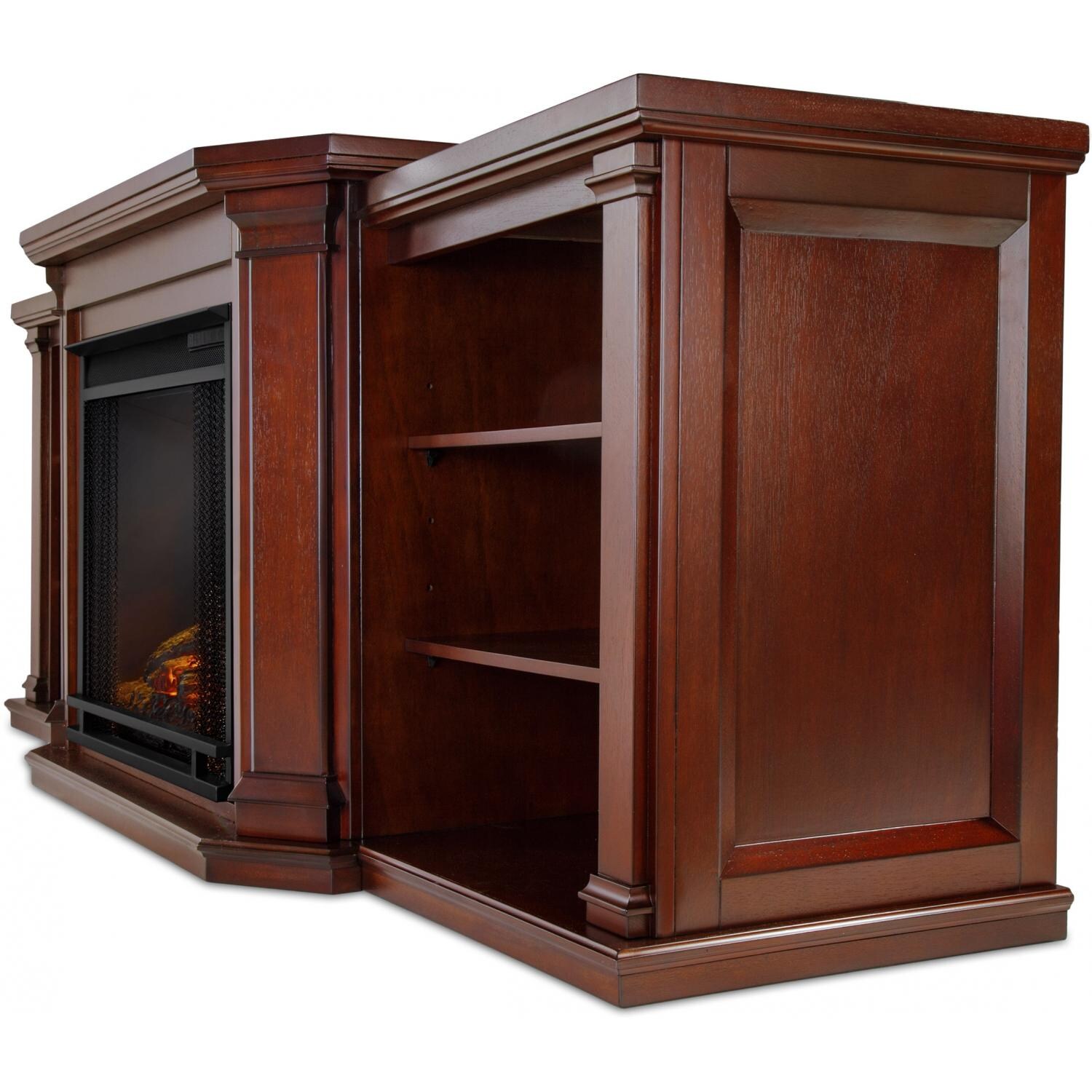 Real Flame Valmont 75Inch Electric Fireplace Entertainment Center