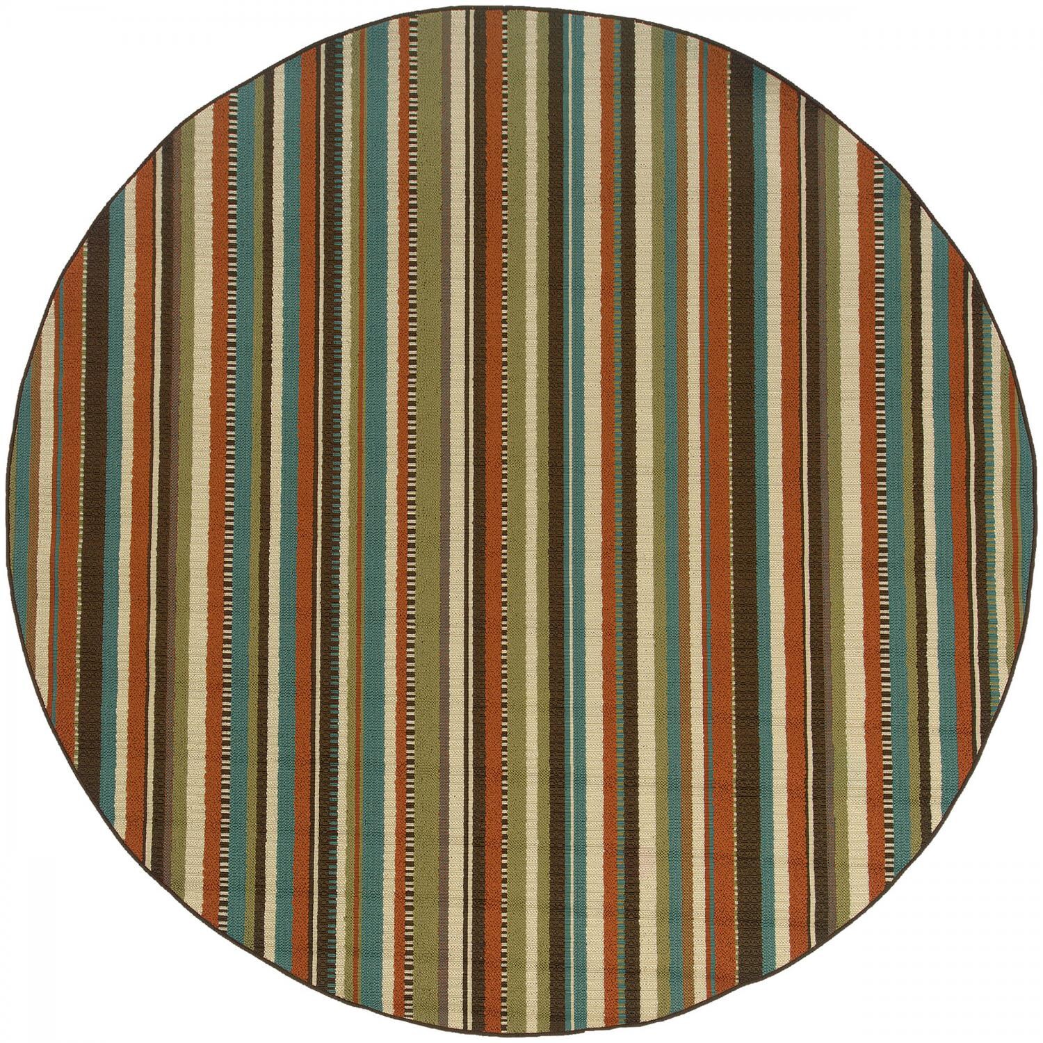 Oriental Weavers Montego 7.83 Ft. Round Indoor/Outdoor Rug - 6996C