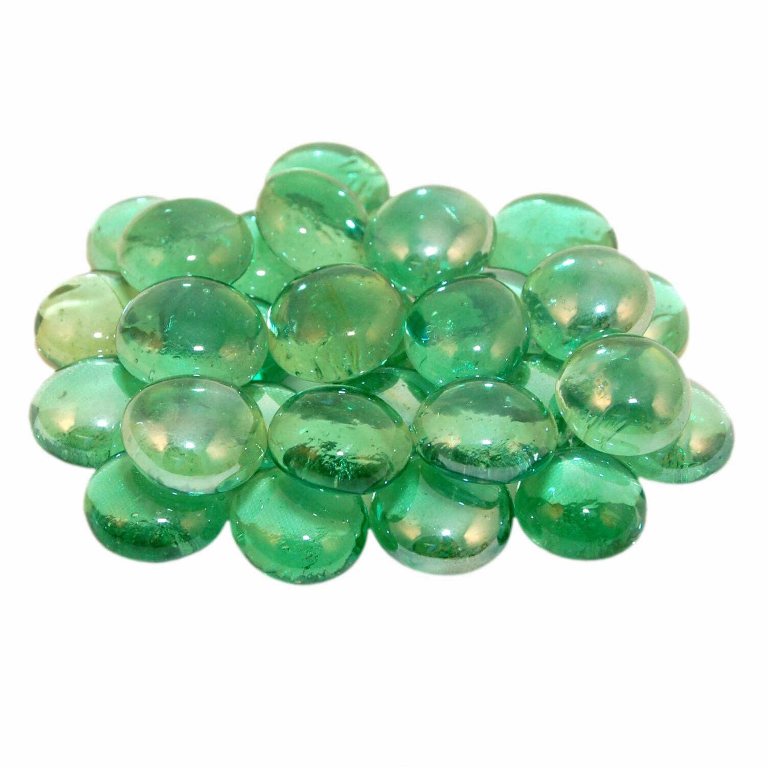 Peterson Real Fyre Gems Emerald Glass Gems - 40 Lbs thumbnail