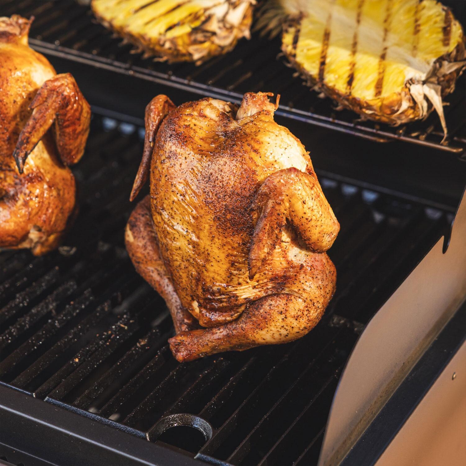 recteq RT-825XF X-Fire Pro 825 4-Burner Wood Pellet Grill - Grilling Turkey - Lifestyle thumbnail