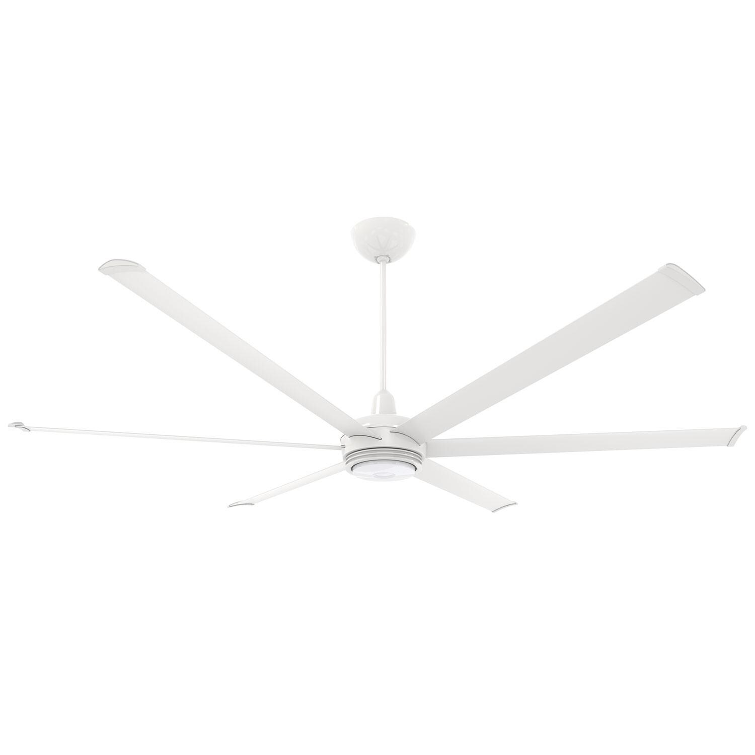 Big Ass Fans MK-ES62-072306A787I20S34 84-Inch es6 Ceiling Fan Kit Universal Mount W/ 20-Inch Ext Tube White - W/ Light (Sold Seperately) thumbnail
