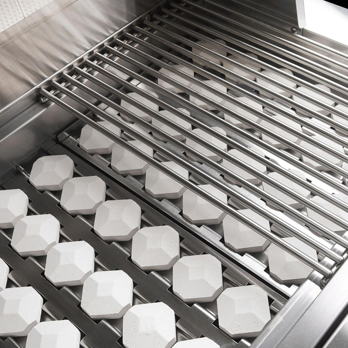 Vintage VBQ42SZG-L-1-KIT 42 Inch Liquid Propane Gas Grill with Sear Zone and 2-Door Cart - Flame Tamer - Detail thumbnail