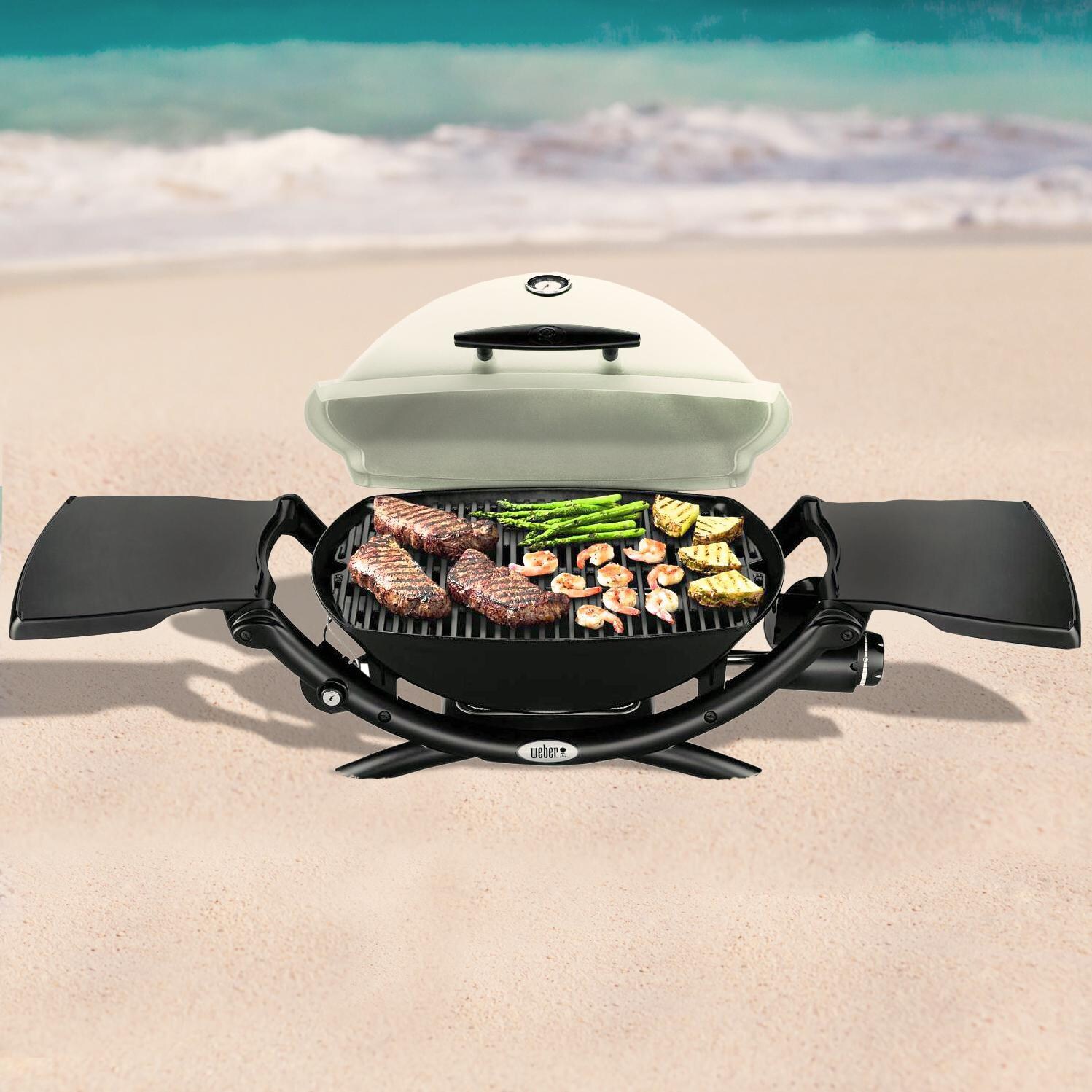 Weber Q 2200 Portable Propane Gas Grill - Titanium thumbnail