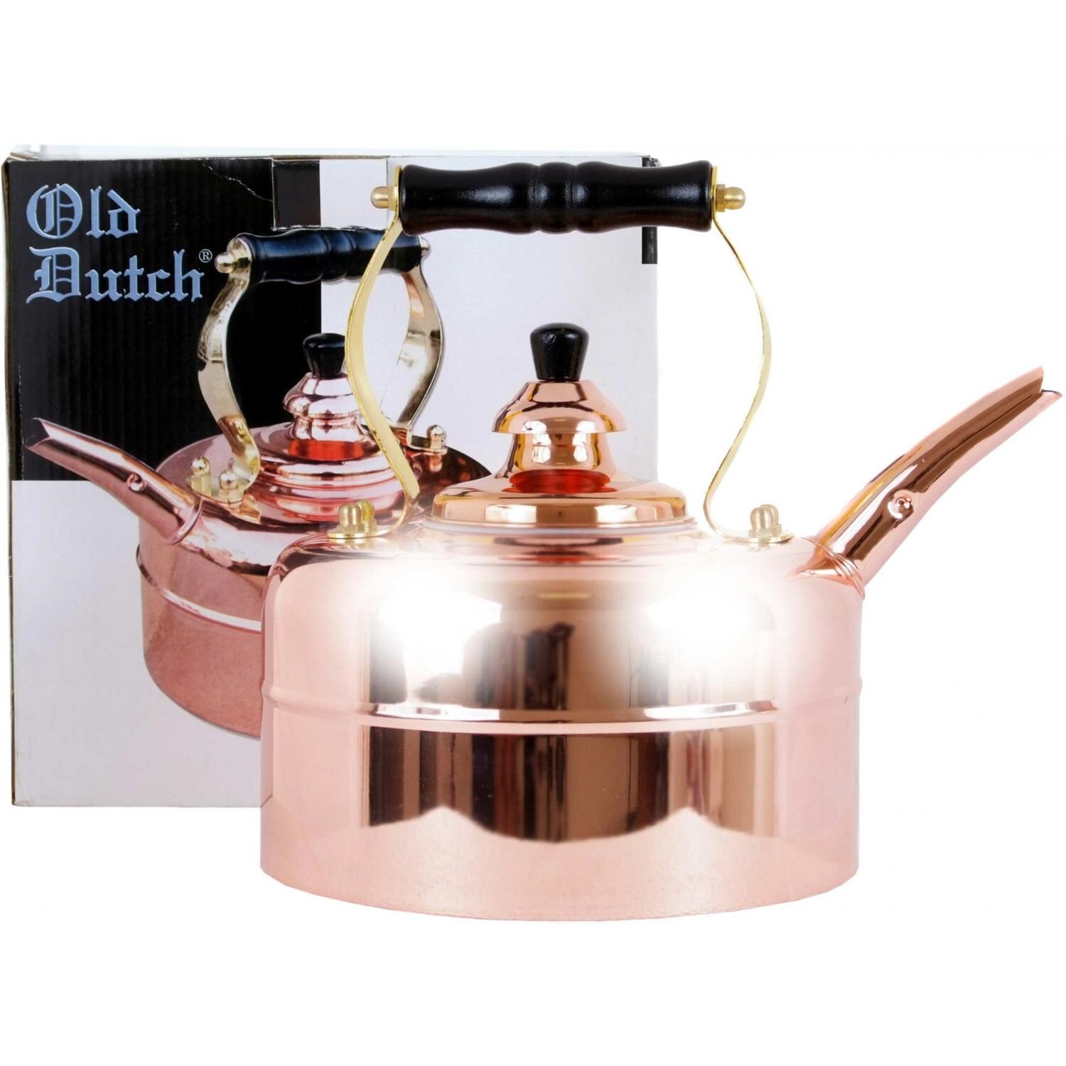 Old Dutch Copper Windsor Whistling Kettle BBQ Guys