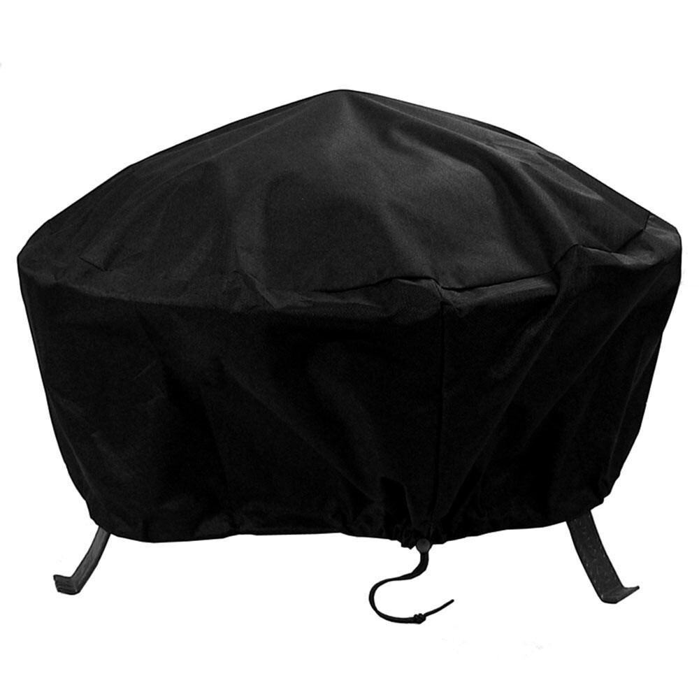 Ultimate Patio 36-Inch Heavy Duty Round Black Fire Pit Cover thumbnail