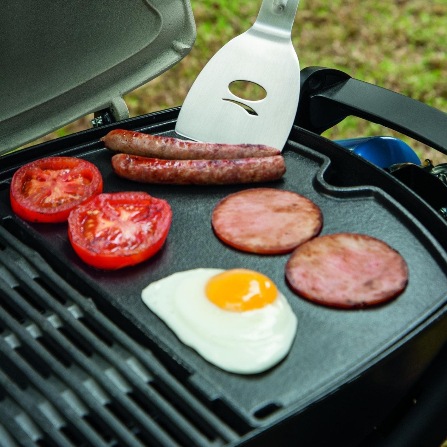 Weber 6558 Porcelain-Enameled Cast Iron BBQ Griddle For Q