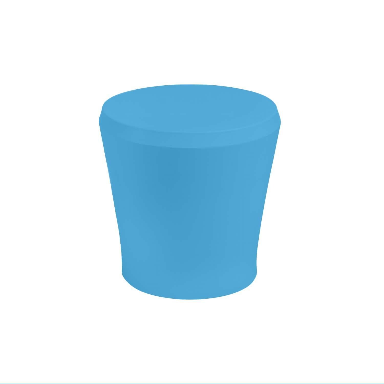 Ledge Lounger Affinity Side Table - Light Blue - White Background thumbnail