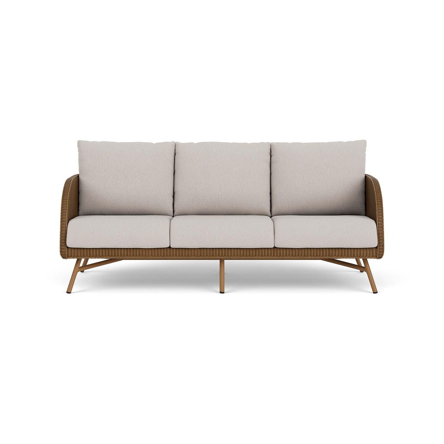 Essence Lloyd Loom Sofa in Hickory/Remy Cloud by Lloyd Flanders