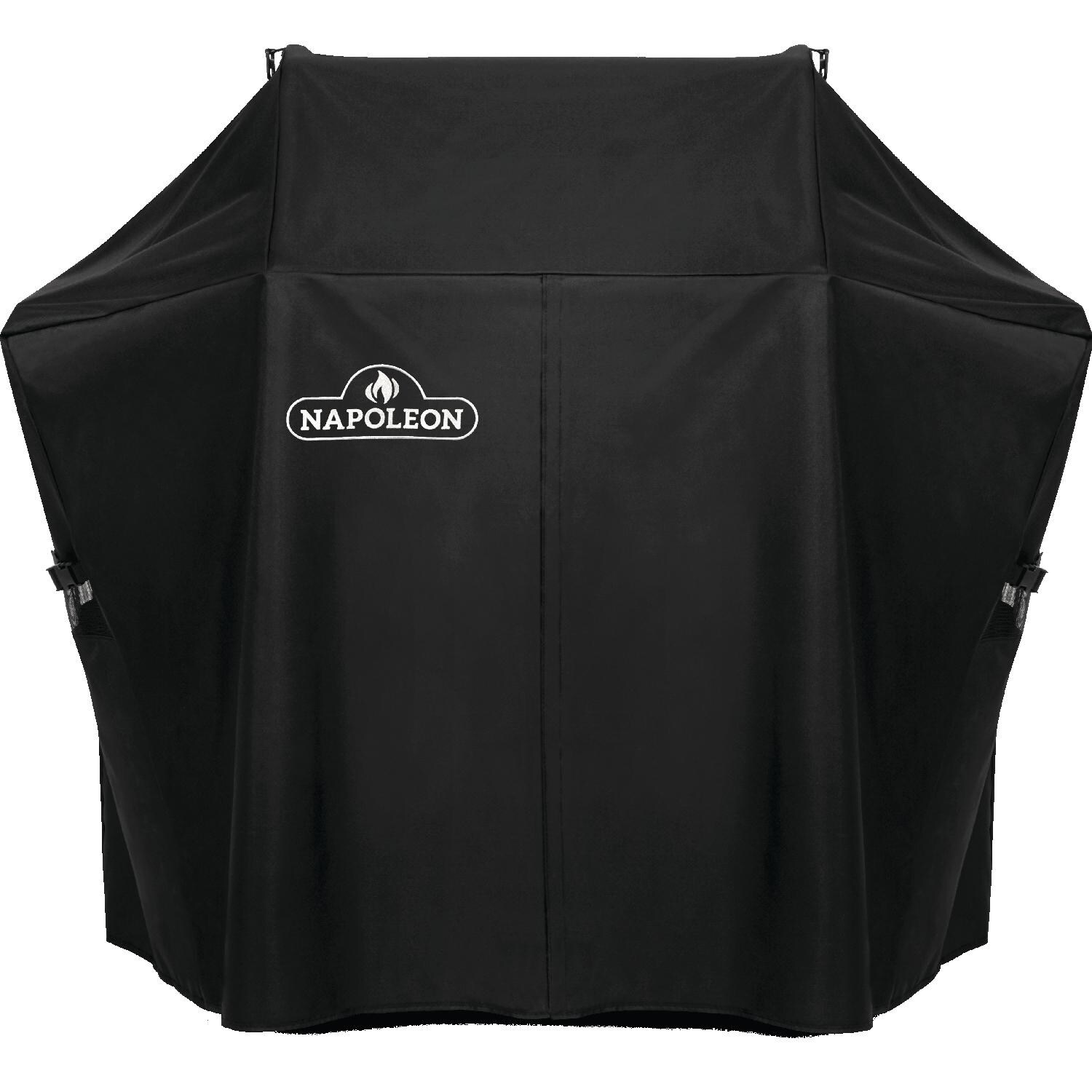 Napoleon Rouge 425 Grill Cover & Rotisserie Kit Bundle - Cover Front View thumbnail