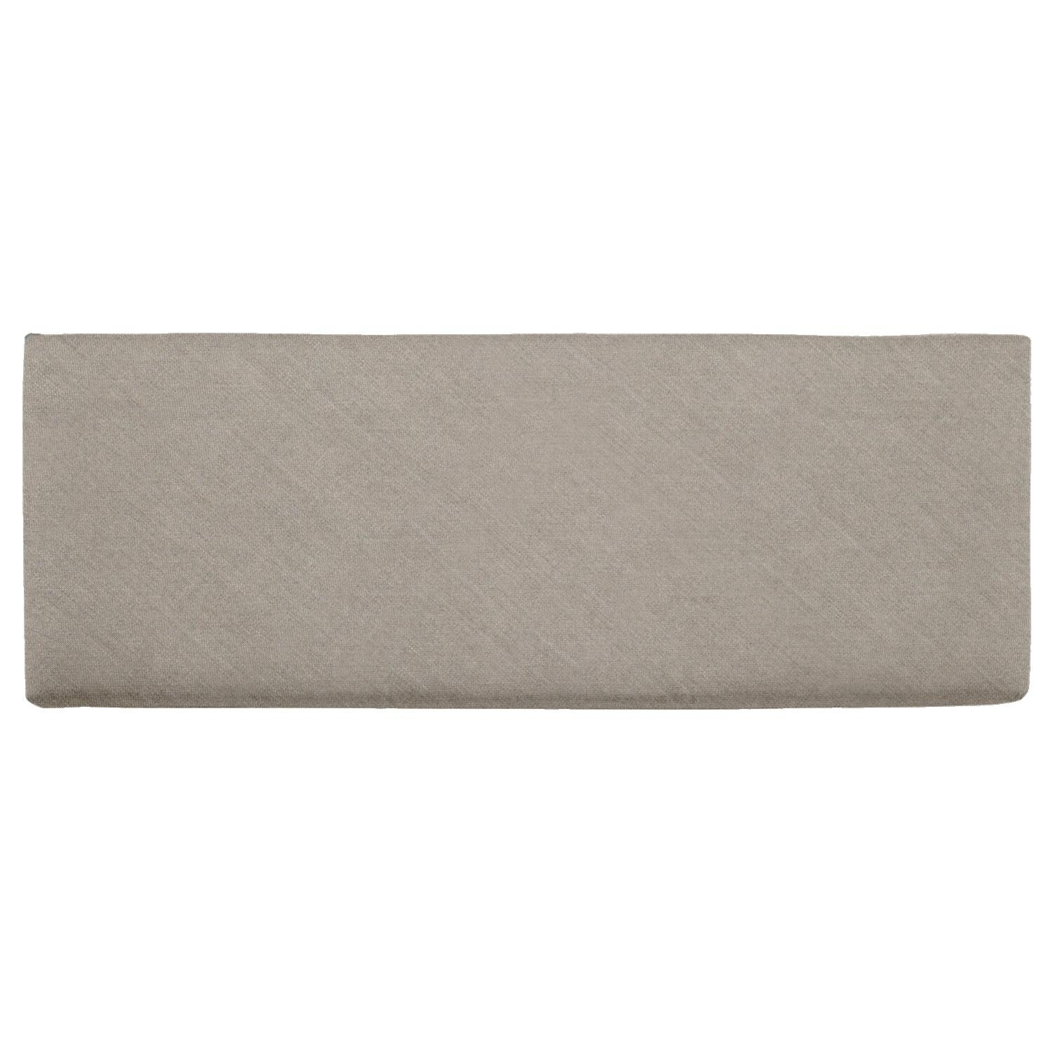 Sunbrella Cast Ash Small Outdoor Replacement Bench Cushion W/ Knife Edge By UltimatePatio.com thumbnail