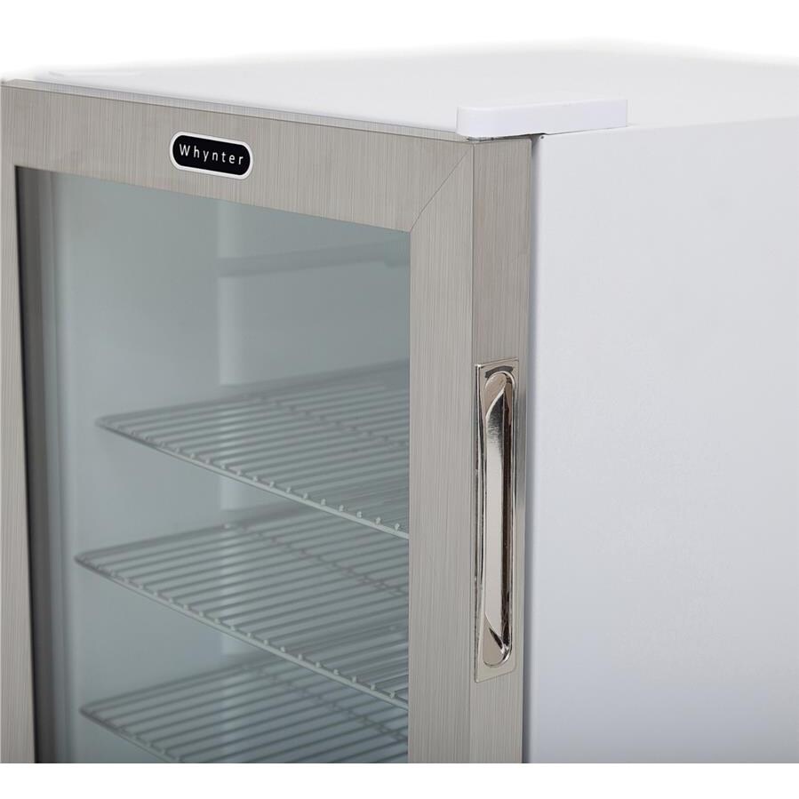 Whynter Beverage Refrigerator With Lock: Side View thumbnail