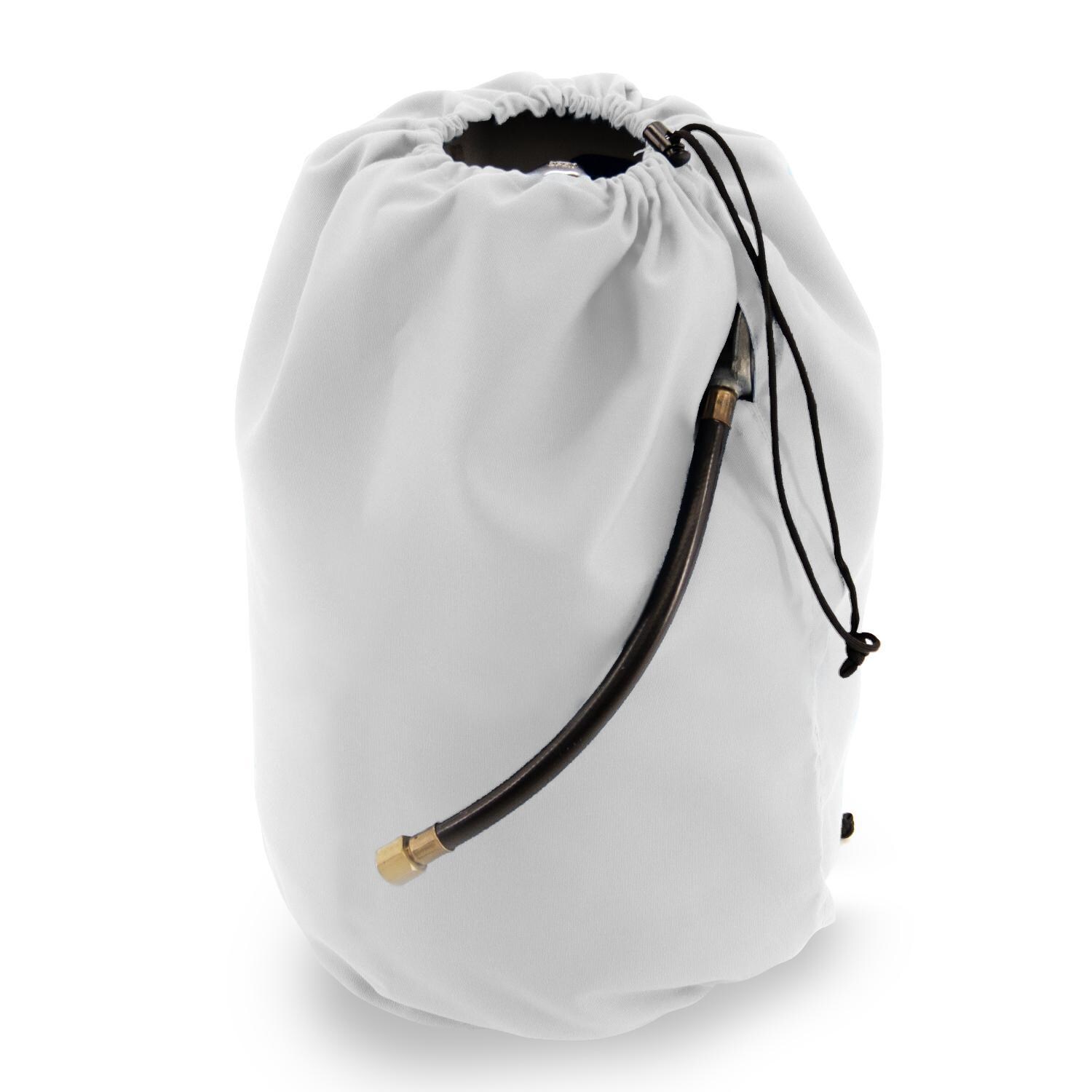 Sunbrella 20 Pound Propane Tank Cover in Canvas Natural by BBQGuys Signature - AMSUN-PTC105 image