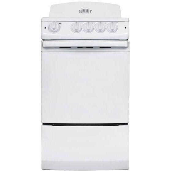 Summit 20-Inch 4-Burner Electric Range - White - RE201W thumbnail